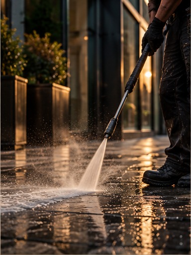 Pressure washing
