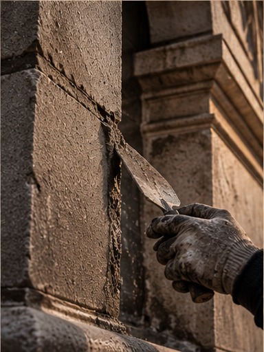 Masonry repair detail